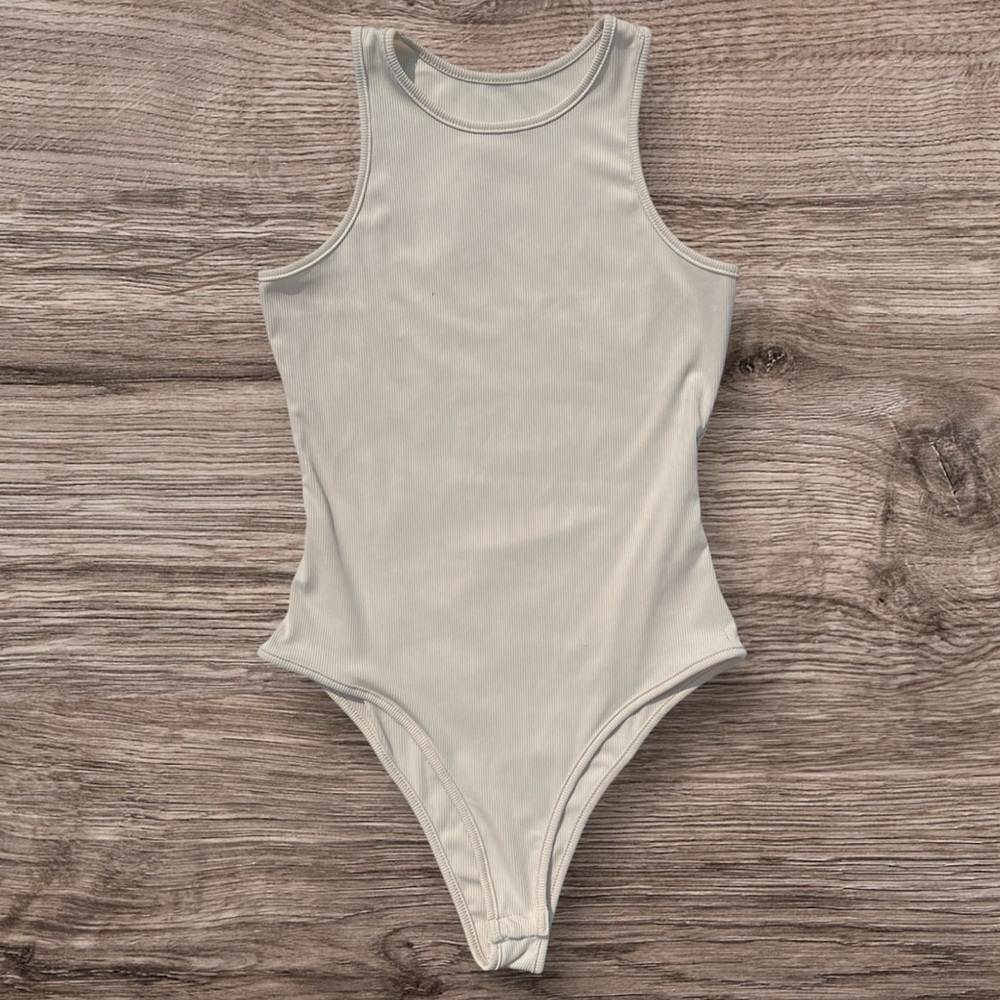 Ribbed Bodysuit - Scoop Neck -NWOT